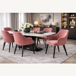 Krzesło tapicerowane DELUXE KR-9 Tkanina Piano 20